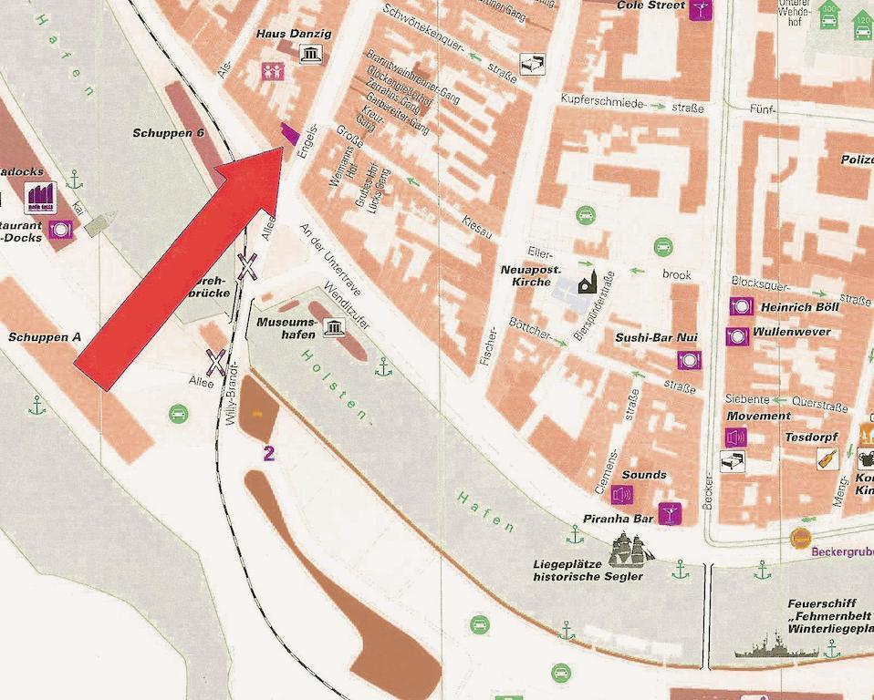 Likedeeler Am Stadthafen Lübeck Quarto foto